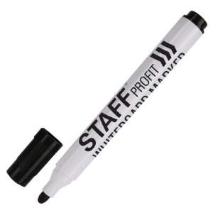 Маркер для белой доски STAFF 2.5мм  черный...